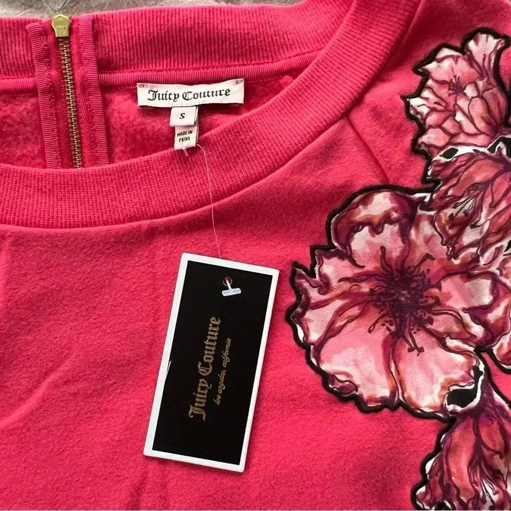 Juicy Couture | Floral Appliqué Romper Geranium Fall 2013 Collection Mean Girls